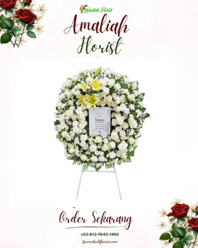 Krans Bunga Duka Cita di Sumberkima