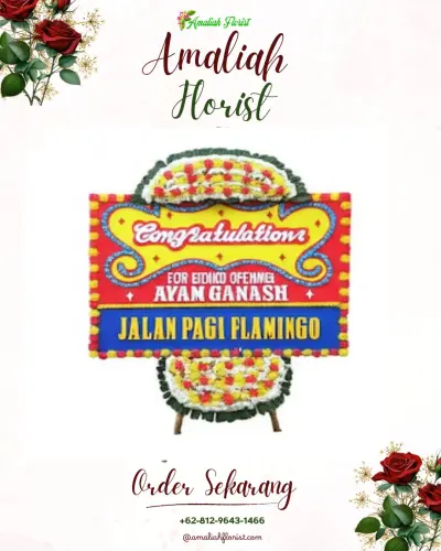 Bunga Papan Congratulation di Sumberkima